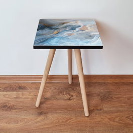 Hanah Home Shp178 Mesa Auxiliar Azul
